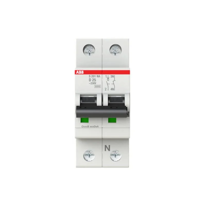 Leitungsschutzschalter D 25 A 1-polig — ABB S201-D25